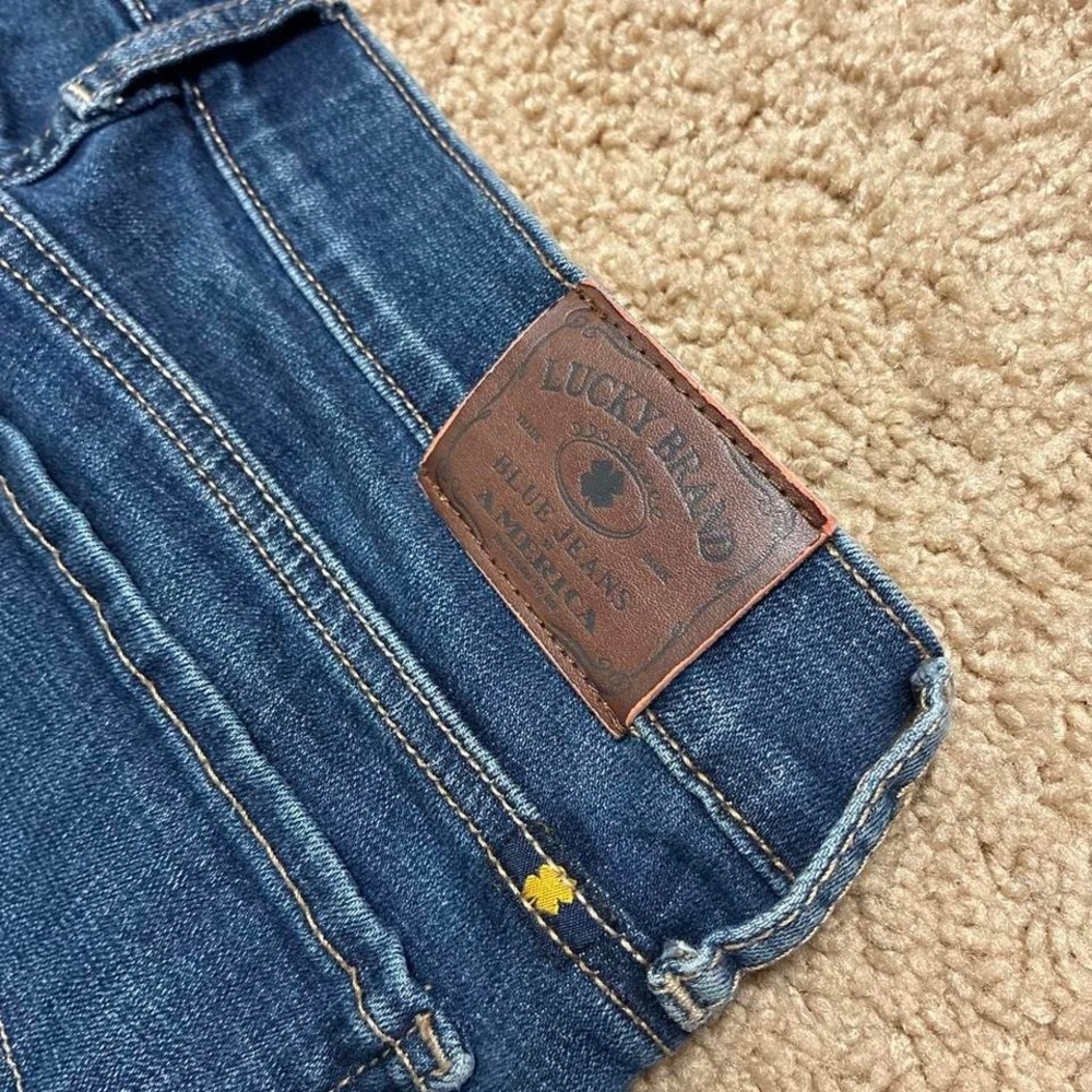 Western Y2K Lucky Brand Sweet Boot Low Rise Bootcut Stretch Blue Jeans Size 2 - Picture 8 of 8